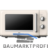 SILVA Retro Stand-Mikrowelle MW-R 25.3 Beige