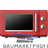 SILVA Retro Stand-Mikrowelle MW-R 25.3 Rot