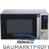 SILVA Stand-Mikrowelle MW-G 20.8 mit Grill Edelstahl