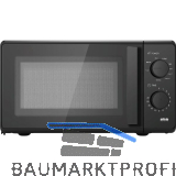 SILVA Stand-Mikrowelle MW-G 22.5 mit Grill Schwarz