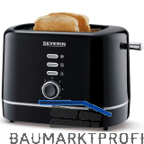 SEVERIN 2-Scheiben Toaster AT 4321 Schwarz