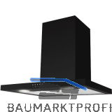 AMICA Wand-Dunstabzugshaube KH 17803 S Schwarz-matt