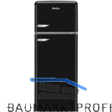 AMICA Retro Stand-K�hl-Gefrierkombination Top Freezer KGC 15637 MS Matt Schwarz