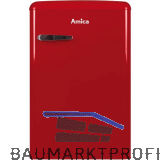 AMICA Retro Stand-K�hlschrank KS 15610 R mit Gefrierfach Rot