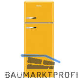 AMICA Retro Stand-K�hl-Gefrierkombination Top Freezer KGC 15633 Y Gelb