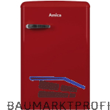 AMICA Retro Stand-K�hlschrank VKS 15620-1 R Rot