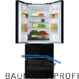 AMICA French Door K�hl-Gefrierkombination KGCN 388 180 SW Schwarz