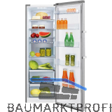 AMICA Stand-K�hlschrank VKS 358 150 E Edelstahl-Effekt