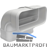 OPTIMAIRO Flachkanalbogen 90� senkrecht 175 x 80 Kunststoff wei�