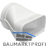 OPTIMAIRO �bergangsst�ck NW 125/175 x 80 Kunststoff wei�