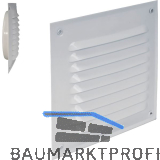 OPTIMAIRO Au�engitter NW 125 Aluminium