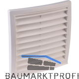 OPTIMAIRO Au�engitter NW 100 Kunststoff wei�