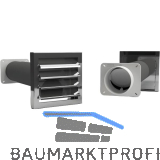 OPTIMAIRO Mauerkasten NW 125 Kunststoff wei�/Edelstahl