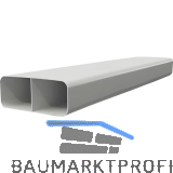 OPTIMAIRO Flachkanal mit Steg 222 x 89 1000 mm Kunststoff wei�