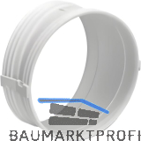 OPTIMAIRO Rundrohrbogen 15� NW 150 Kunststoff wei�