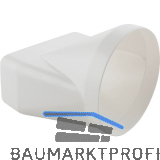 Flachkanal/Rundrohr �bergangsst�ck Kunststoff, System 125