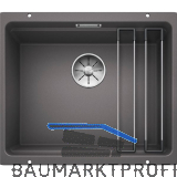 BLANCO Unterbau-Sp�le Etagon 500-U, Felsgrau