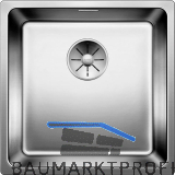 BLANCO 2D-Sp�le Andano 400-IF Edelstahl