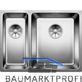 BLANCO 2D-Sp�le Andano 340/180-IF Edelstahl