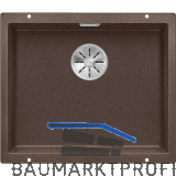 BLANCO Unterbau-Sp�le Subline 500-U, Cafe