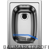 SOLIDO Einbausp�le Top EE 3 x 4, 470 x 330 mm, Edelstahl