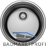 BLANCO Einbausp�le Rondosol Edelstahl