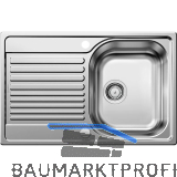 SOLIDO Einbausp�le Tipo 45 S Compact Edelstahl, reversibel