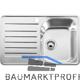 BLANCO 2D-Sp�le Lantos 45 S-IF Compact Edelstahl, reversibel