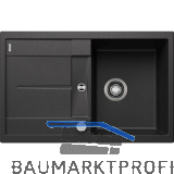 BLANCO fl�chenb�ndige Sp�le Metra 45 S-F Anthrazit, reversibel