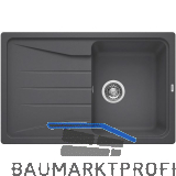 BLANCO Einbausp�le Sona 45 S Felsgrau, reversibel