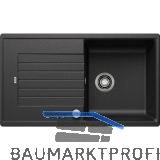 BLANCO Einbausp�le Zia 5 S Anthrazit mit Drehknopfgarnitur, reversibel