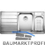 BLANCO 2D-Sp�le Axis III 6 S-IF Edelstahl Tropfteil links