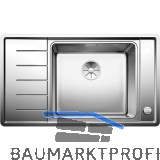 BLANCO 2D-Sp�le Andano XL 6 S-IF Edelstahl Tropfteil links