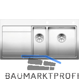 BLANCO 2D-Sp�le Divon II 6 S-IF Tropfteil links, Edelstahl