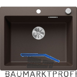 BLANCO Einbausp�le Pleon 6 mit Drehknopfgarnitur, Cafe