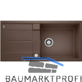 BLANCO Einbausp�le Metra XL 6 S Cafe mit Drehknopfgarnitur, reversibel