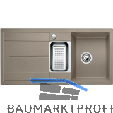 BLANCO Einbausp�le Metra 6 S Tartufo mit Drehknopfgarnitur, reversibel