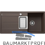 BLANCO Einbausp�le Metra 6 S Cafe mit Drehknopfgarnitur, reversibel