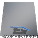 Schneidbrett Glas silber 230970