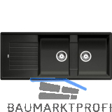 BLANCO Einbausp�le Zia 8 S ohne Drehknopf Anthrazit, reversibel