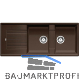 BLANCO Einbausp�le Zia 8 S ohne Drehknopf Cafe, reversibel