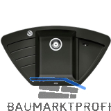 BLANCO Eck-Einbausp�le Zia 9 E mit Drehknopf Anthrazit