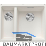 BLANCO Unterbau-Sp�le Subline 340/160-U Restebecken links, Wei�