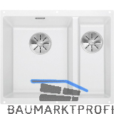 BLANCO Unterbau-Sp�le Subline 340/160-U Restebecken rechts, Wei�