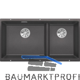 BLANCO Unterbau-Sp�le Subline 480/320-U, Felsgrau