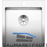BLANCO 2D-Sp�le Claron 400-IF/A Edelstahl