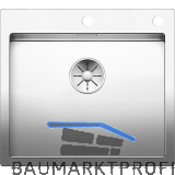 BLANCO 2D-Sp�le Claron 500-IF/A Edelstahl