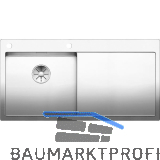 BLANCO 2D-Sp�le Claron 5 S-IF Tropfteil rechts Edelstahl