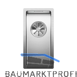 BLANCO 2D-Sp�le Claron 180-IF Edelstahl