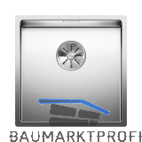 BLANCO Unterbau-Sp�le Claron 400-U Edelstahl